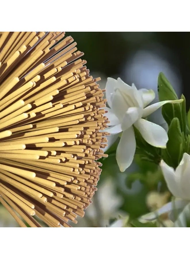 168 قطعة من أعواد بخور الياسمين عالية الجودة، مصنوعة يدوياً من أعواد الخيزران السميكة بطول 22 سم، برائحة طبيعية تدوم طويلاً، مناسبة للتأمل واليوغا والتدليك، خيار مثالي لتنقية الهواء في المنازل والفنادق والمنتجعات الصحية. - Image 2